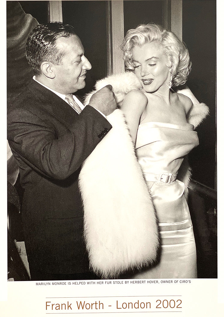 marilyn monroe fur shawl